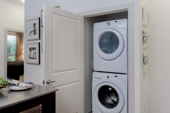 washer and dryer  at Vora Mission Valley, San Diego, CA