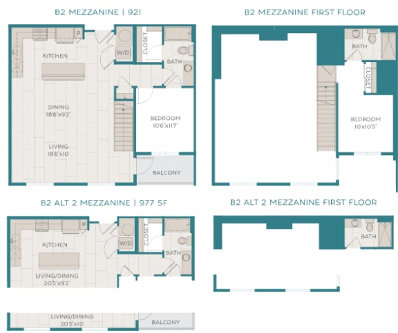 Floor Plan  b2 Mezzanine floorplan