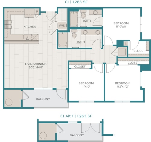 C1 alt 1 floorplan