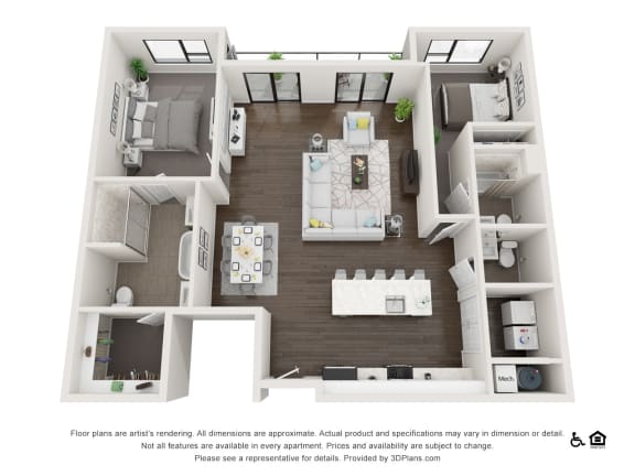 Two Bedroom Two Bedroom