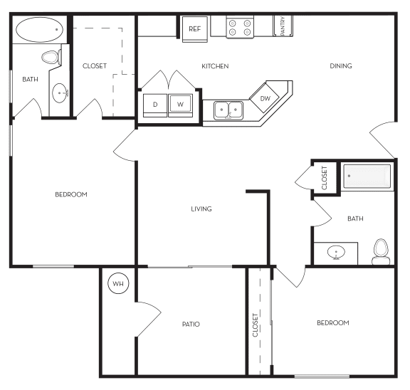 Sycamore Floor Plan at Lasselle Place, Moreno Valley, CA