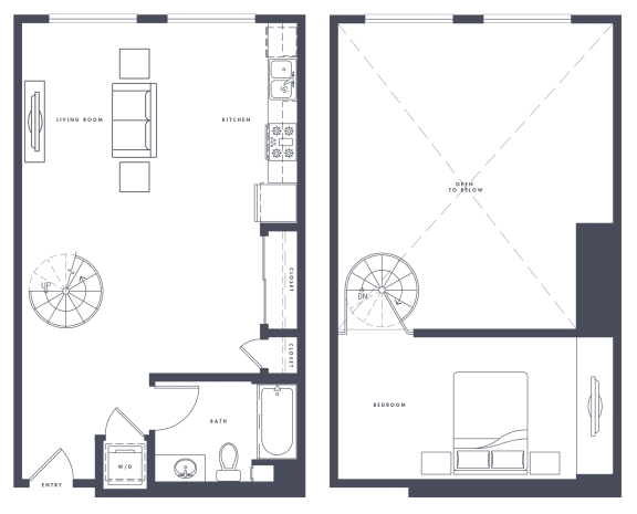 Urban One Bedroom Loft Urban One Bedroom Loft at Altana, Glendale, CA, 91203
