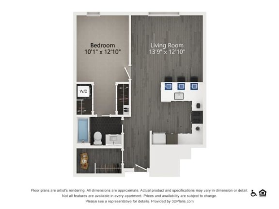 A.5 Floor Plan A.5 Floor Plan at Quattro, Salt Lake City, UT