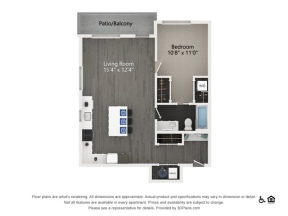 A.8 Floor Plan A.8 Floor Plan at Quattro, Salt Lake City, Utah