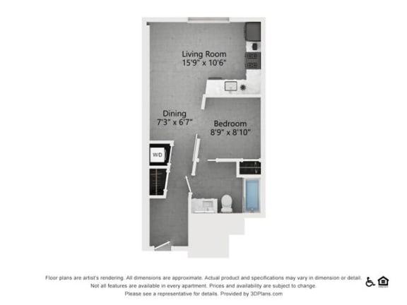 S.3 Floor Plan S.3 Floor Plan at Quattro, Salt Lake City, UT