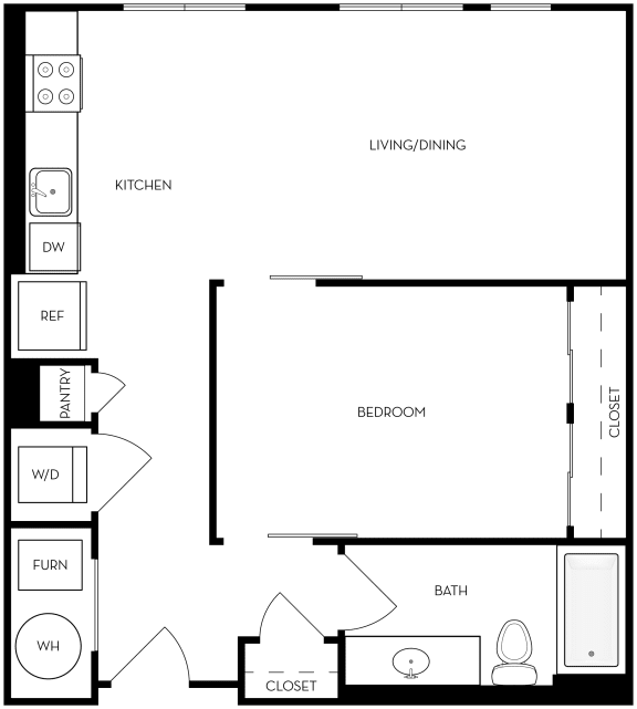 UB1 Floor Plan UB1 Floor Plan at Upper West, West Jordan, Utah