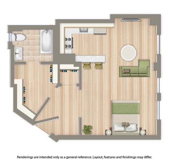 wakefield hall apartments studio floor plan
