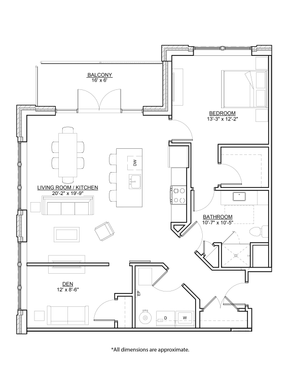 1 & 2 Bedroom Apartments in Owings Mills The Met at Metro Centre