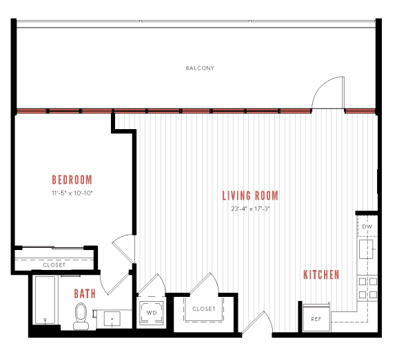 Studio, 1 & 2 Bedroom Apartments in NoMa, DC Press House