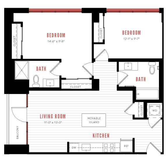 Studio, 1 & 2 Bedroom Apartments in NoMa, DC Press House