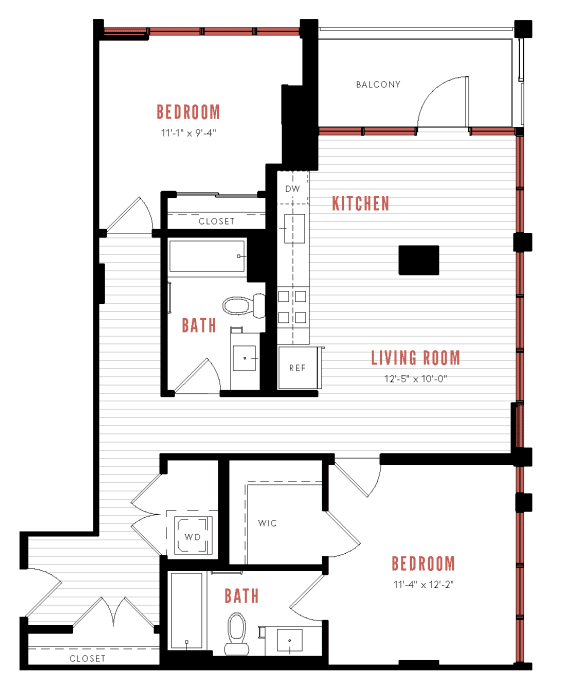 Studio, 1 & 2 Bedroom Apartments in NoMa, DC Press House