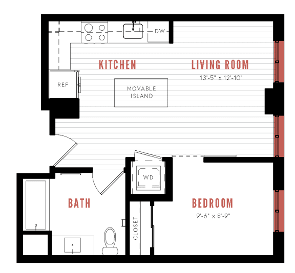 Studio, 1 & 2 Bedroom Apartments in NoMa, DC Press House