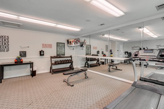 Strength Training Equipment At The Fitness Center