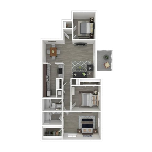1, 2 & 3 Bedroom Apartments in West Ashley Planters Trace