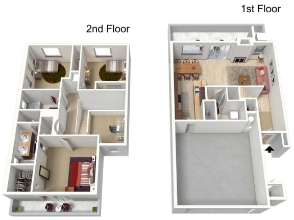 Floor Plan  1795 Sq Ft Floor Plan at Villa Contento in Phoenix AZ