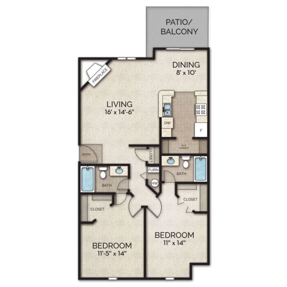 camden place apartments floor plan c1