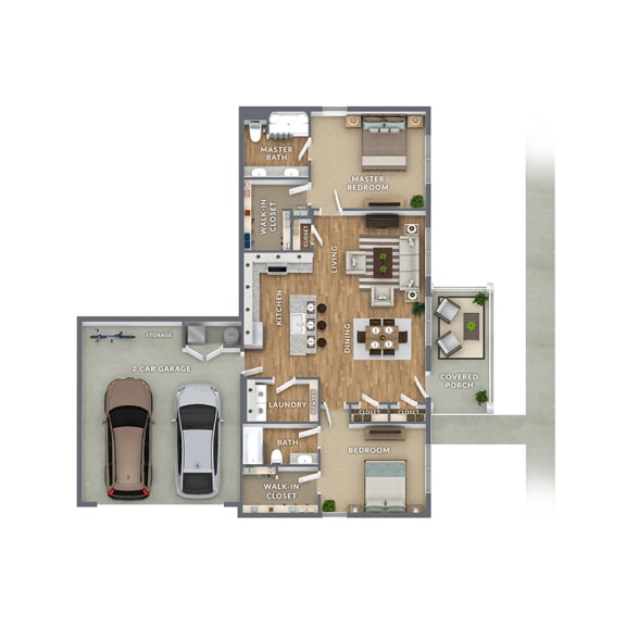 Floor Plans of Grand Villas of Clayton in Clayton, OH