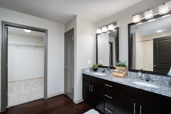 radius at the banks apartments bathroom
