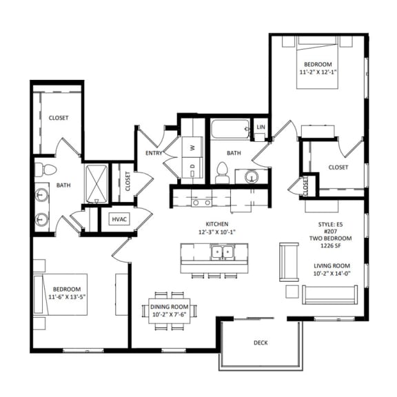 Floor Plans of The West Edge in Middleton, WI