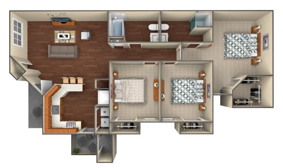  Floor Plan 3 Bedroom 50