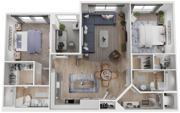 Floor Plan  1 bedroom apartments for rent in riverside ca