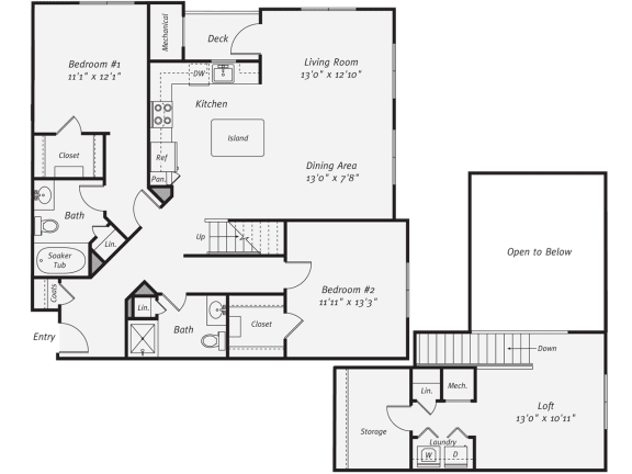 Floor Plan B3 Loft