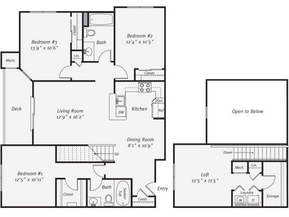 Floor Plan C1 Loft