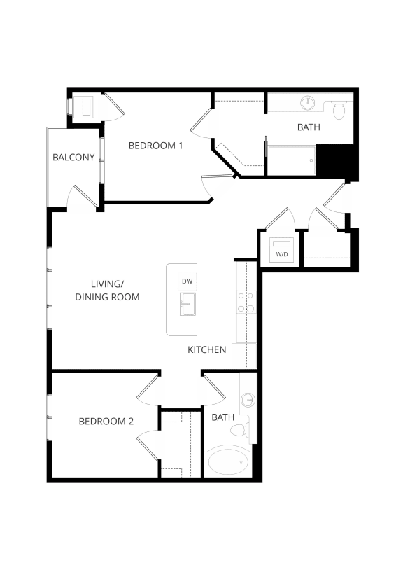 Floor Plan  C5 2x2