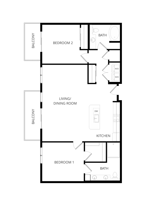 Floor Plan  C12 2x2