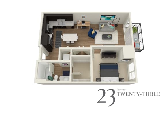 Floor Plan  Twenty Three