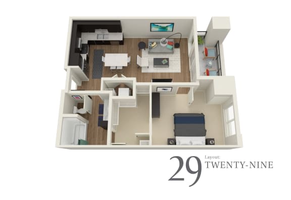 Floor Plan  Twenty Nine