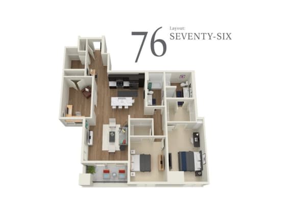 Floor Plan  Seventy Six
