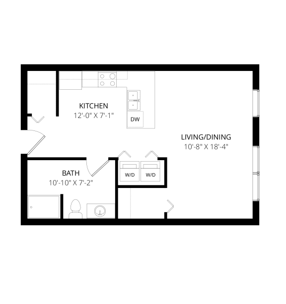 Latitude Apartments Floor Plans Milwaukee, WI Weidner
