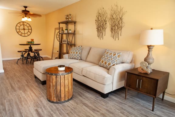 one bedroom living room at Country Village Apartments, California, 91752