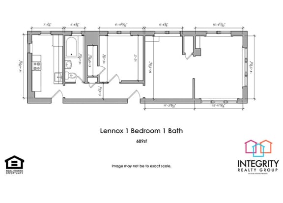 Lennox, 1 Bedroom 1 Bath at Integrity Cleveland Heights, Cleveland Heights, 44106
