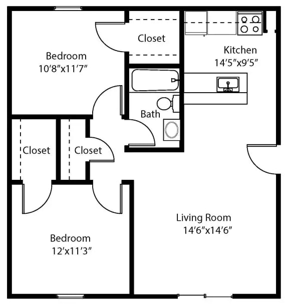 Floor Plans of Lake Breeze in Greenville, TX