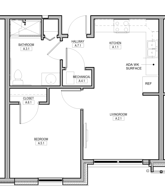 Floor Plan  Type A Unit