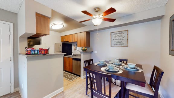 Fully Equipped Kitchens And Dining at Glen at the Park, Colorado, 80017
