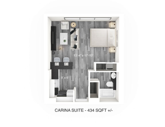 Studio at 190 Smith Apartment for rent in Winnipeg