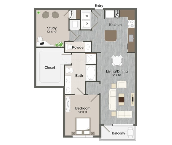 Floor Plan  A8 Norhill 10979 Sq ft Floor Plan at Revl Heights Apartments, The Barvin Group, Houston, 77009
