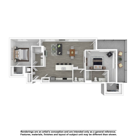 Floor Plans of The Arza Apartments in American Fork, UT