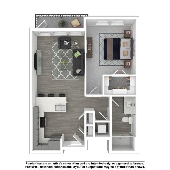 Floor Plans of The Arza Apartments in American Fork, UT