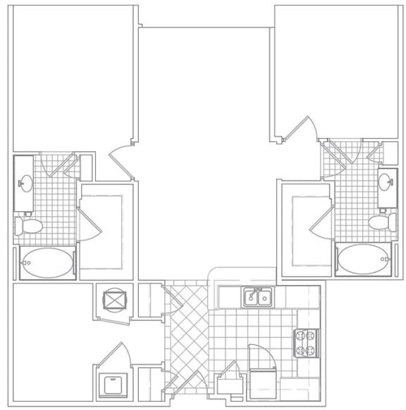 Modern Apartments for Rent in Crystal City Arlington VA Floor Plans
