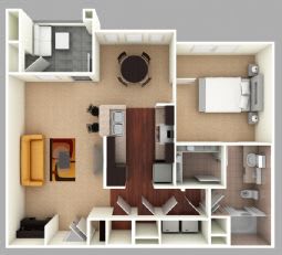 Hilton Floor Plan at The Residence at Marina Bay, Irmo, 29063