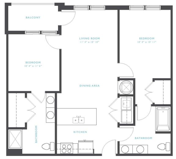 Nantahala Floor Plan at Residence at Tailrace Marina, Mount Holly, North Carolina