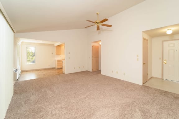 Living room full area at Morning Glory Circle Apartments, Spokane, 99208