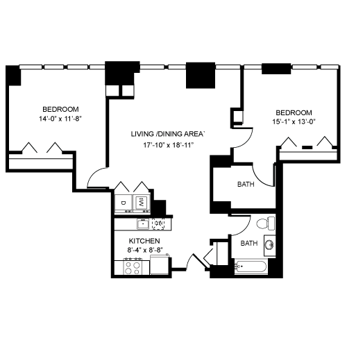 Riverside Floor Plan | H21