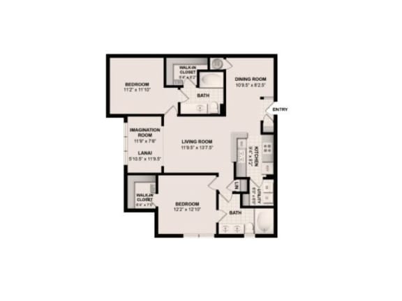 The Cypress Floor Plan | Grandeville on Saxon