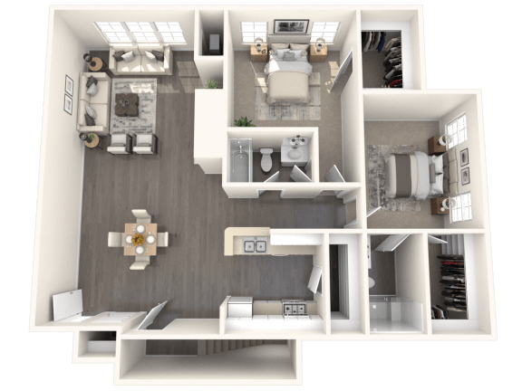 Otis Floor Plan | Residences at Westborough