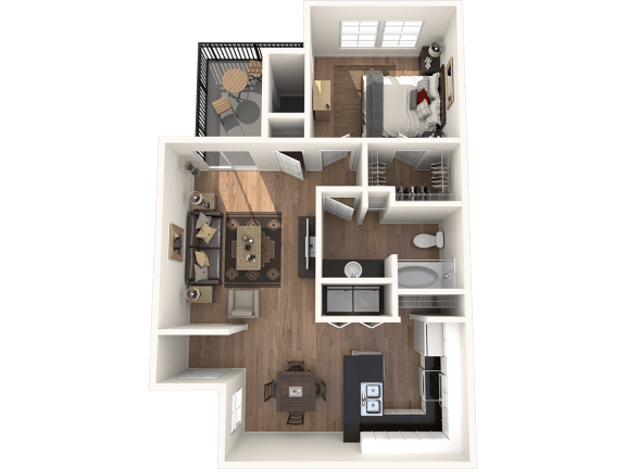 The Perry Deluxe Floor Plan | Northland at the Arboretum